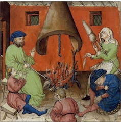 se chauffer au chateau